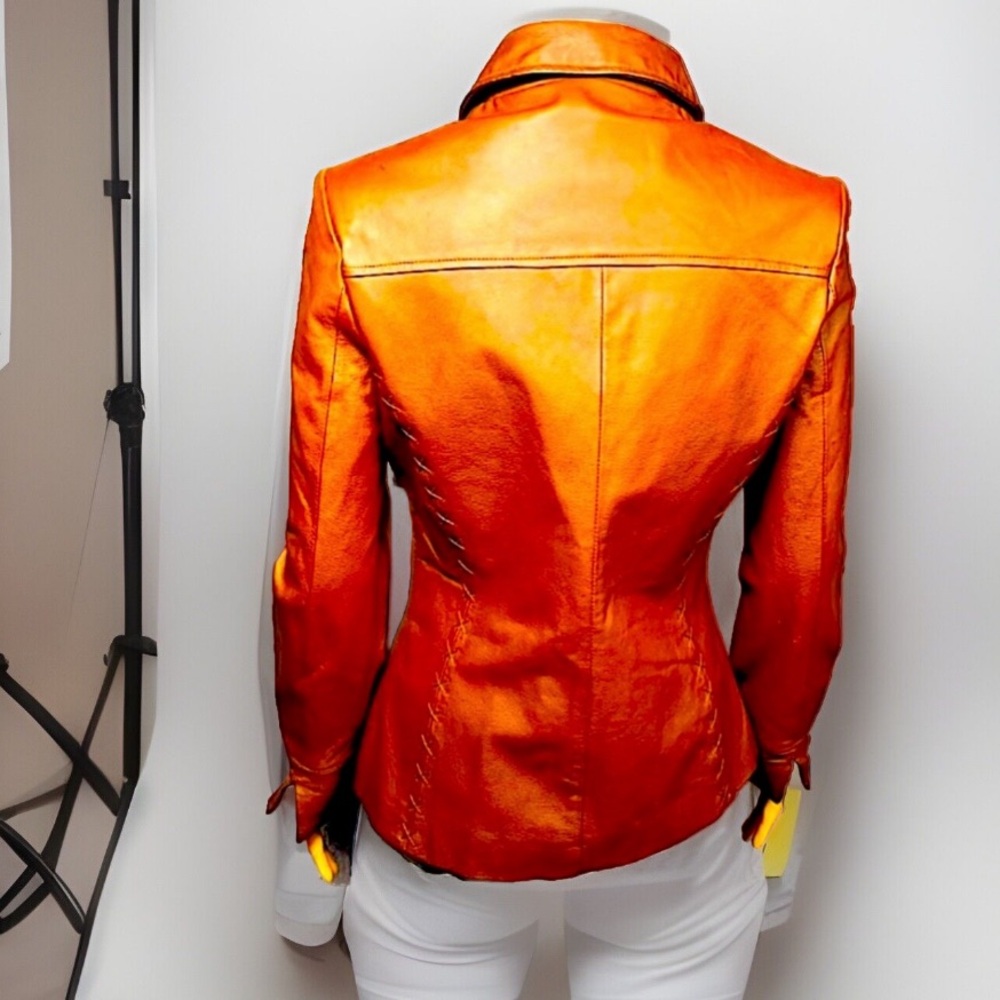 Lucky Brown Leather Jacket Los Angeles - Picture 4 of 7